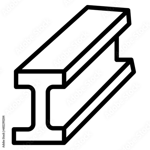 I Beam Line Icon