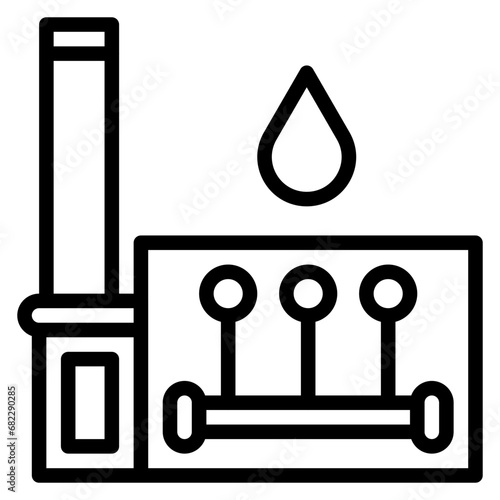 Hydrometallurgy Line Icon