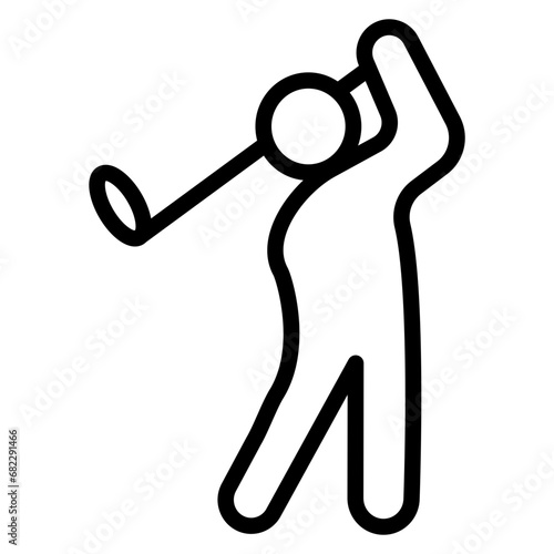 Professional Player Line Icon