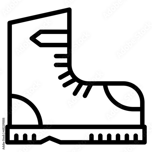 Snow Shoes Line Icon
