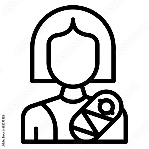 Lactation Room Line Icon