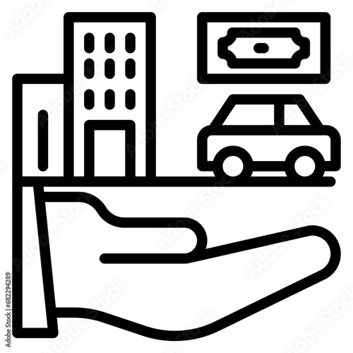 Asset Line Icon