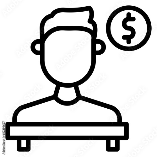 Principal Line Icon