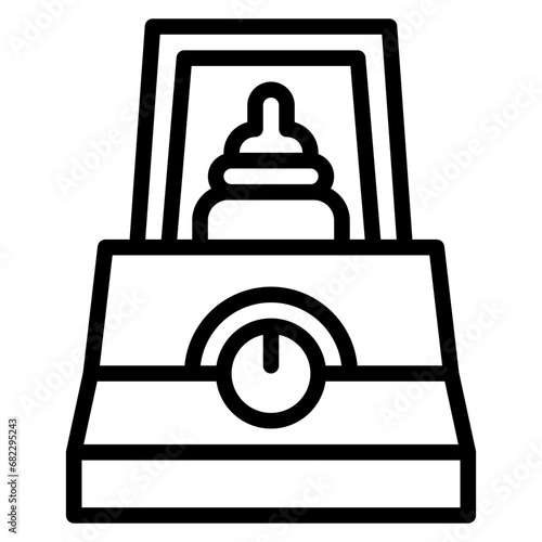 Bottle warmer Line Icon