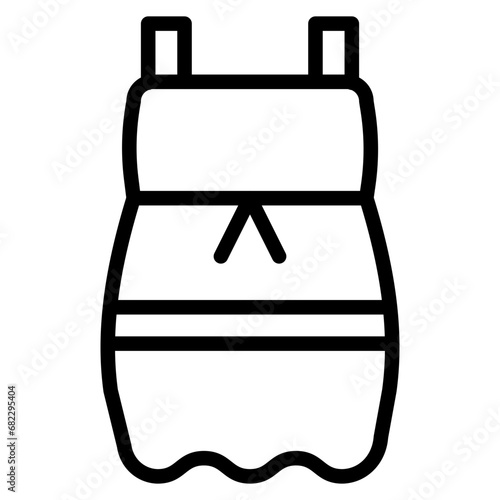 Pregnancy clothes Line Icon