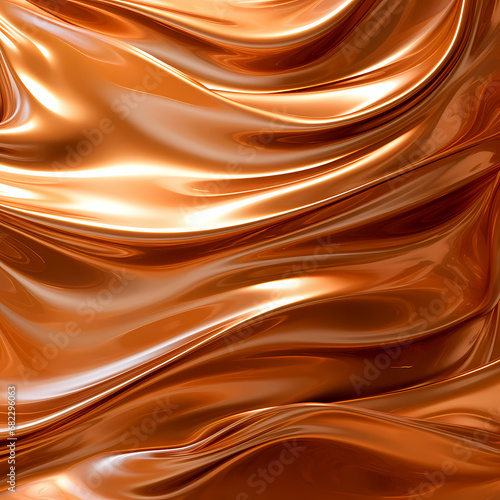 abstract representations of liquid copper