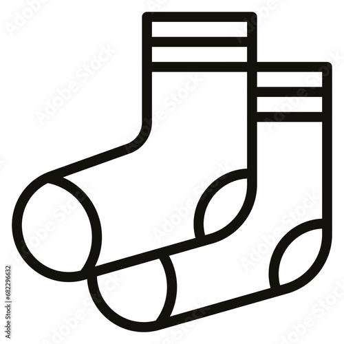 Socks Line Icon