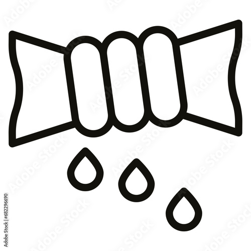 Squeeze Line Icon