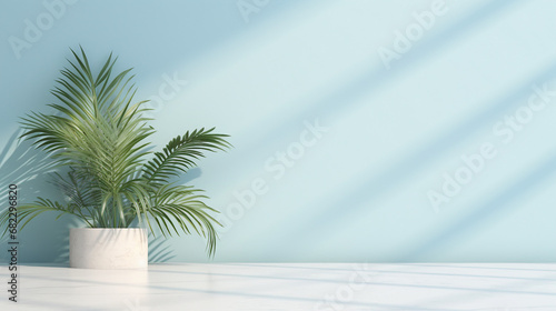 Minimalistic Nature: Tranquil Background with Blurred Foliage