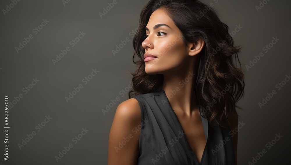 Posing with Elegance and Style in a Stunning Black Dress Posing with Elegance and Style in a Stunning Black Dress