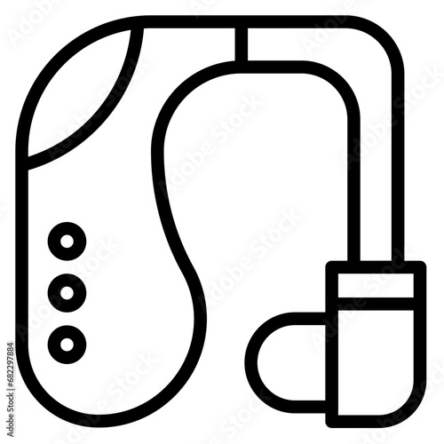 Hearing Aid Line Icon