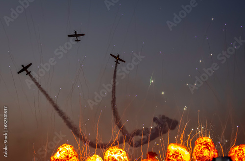 Bucharest,Romania,09.20.2023,BIAS airshow at Baneasa Intl. airport