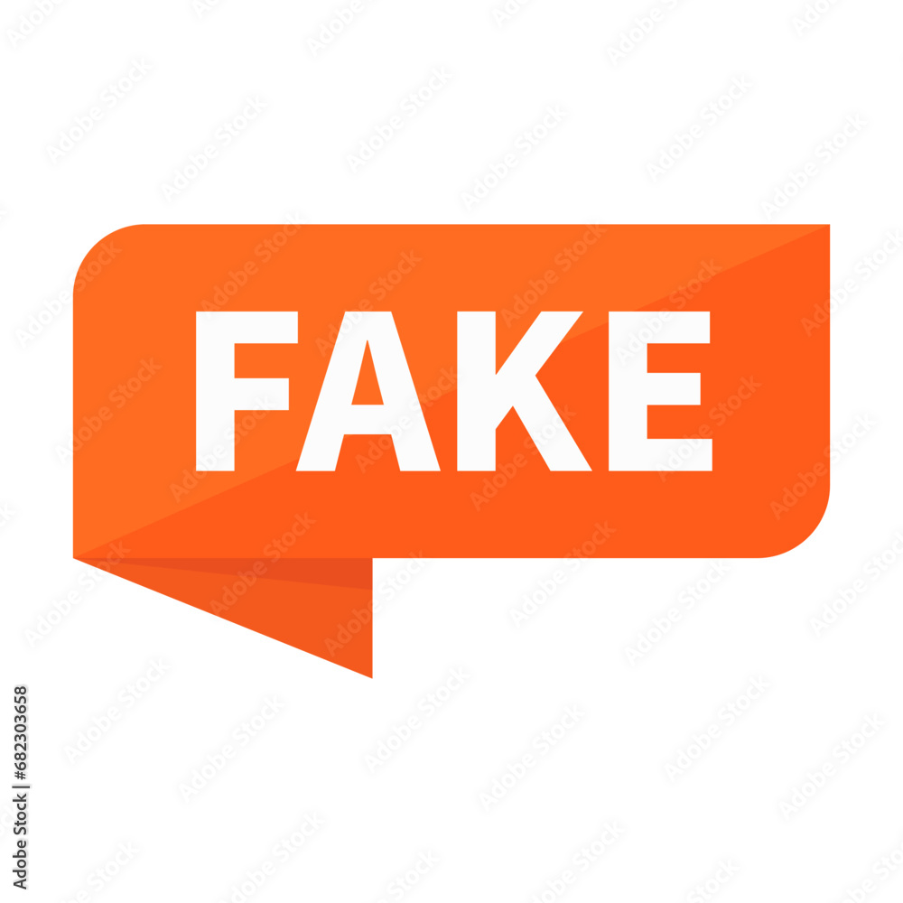 Fake In Orange Ribbon Rectangle Shape For Sign Information Announcement
Fake In Orange Ribbon Rectangle Shape For Sign Information Announcement