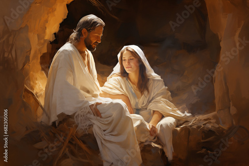 virgin mary and joseph