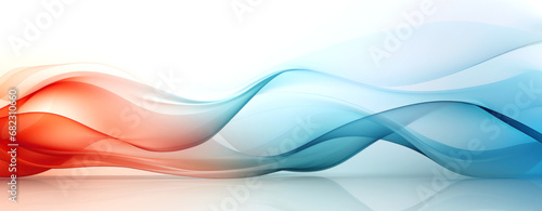 Elegant Curves in Motion. An abstract representation of flowing forms in pastel tones