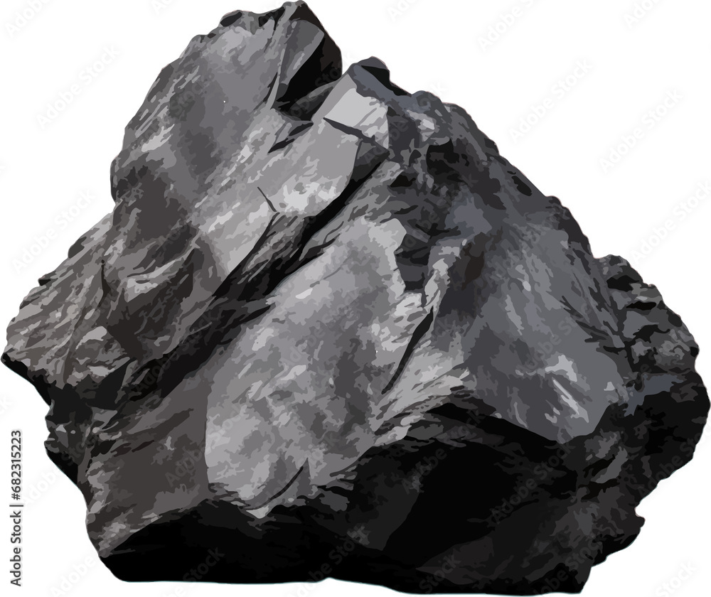 Coal stone clip art