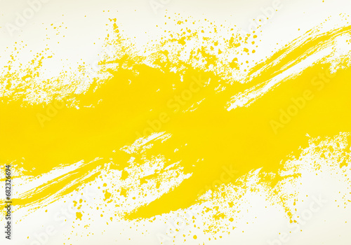 黄色の粒子が爆発する抽象的な背景