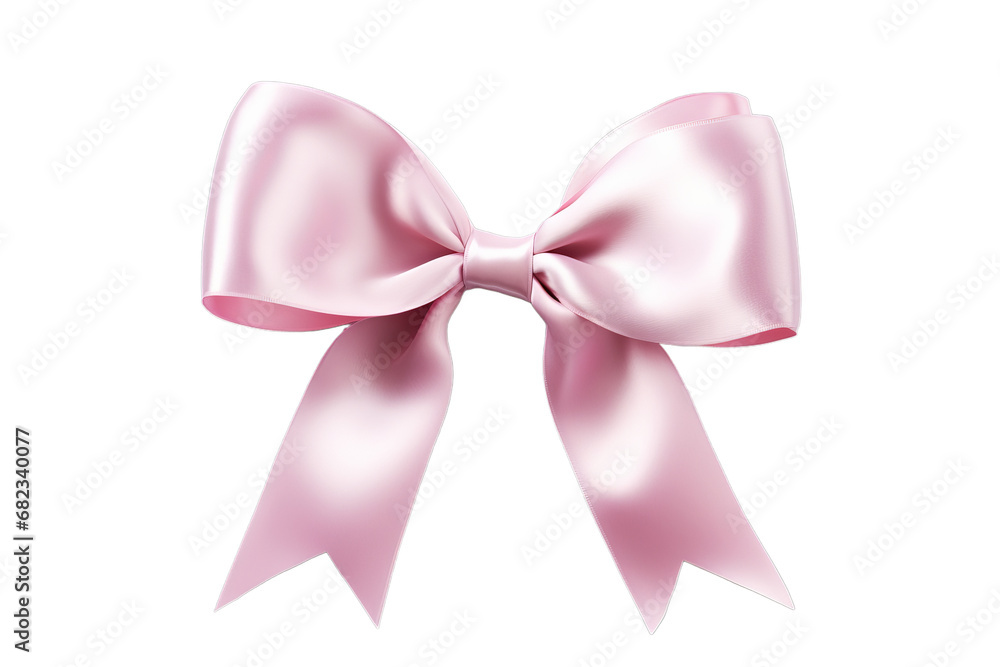 Pink Bow isolated on Transparent background Pink Bow isolated on Transparent background