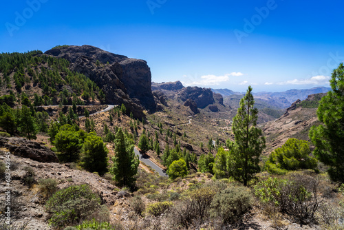 Gran Canaria. Hiking to the Roque Nublo Rock Formation.