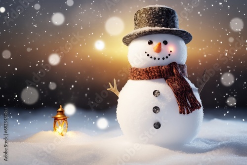 snowman on the snow © sid