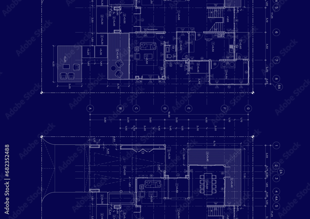 Write a blueprint architecture for building.