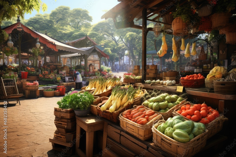 Immerse Yourself in the Culture of Street and Farmers' Markets with Abundant Produce and Aromas