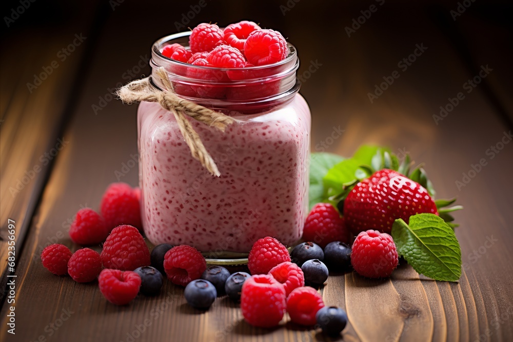 Invigorating and Healthy Fresh Fruit Smoothie with a Burst of Natural Flavors Invigorating and Healthy Fresh Fruit Smoothie with a Burst of Natural Flavors