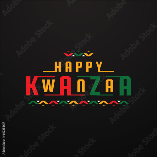 Kwanzaa Day Background Event Vector Template