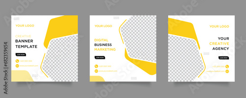 Digital marketing expert  post and social media banner template 