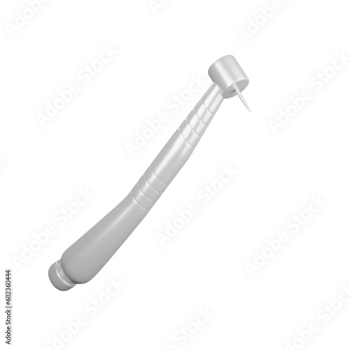Dental Drill 3d Icon Illustration