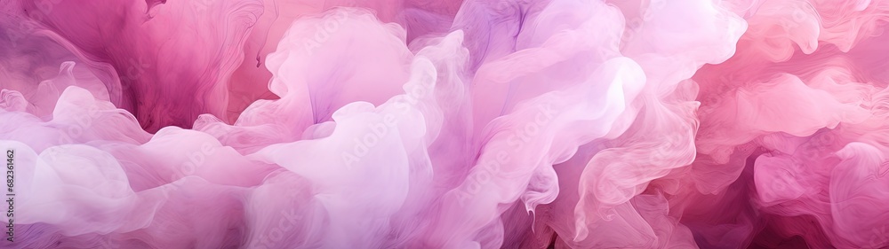 Dreamy and Romantic Pink and Purple Smoke Background