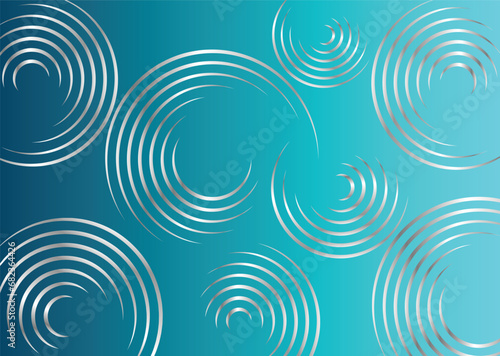 Gradient Color Background with Silver Circle Design 
