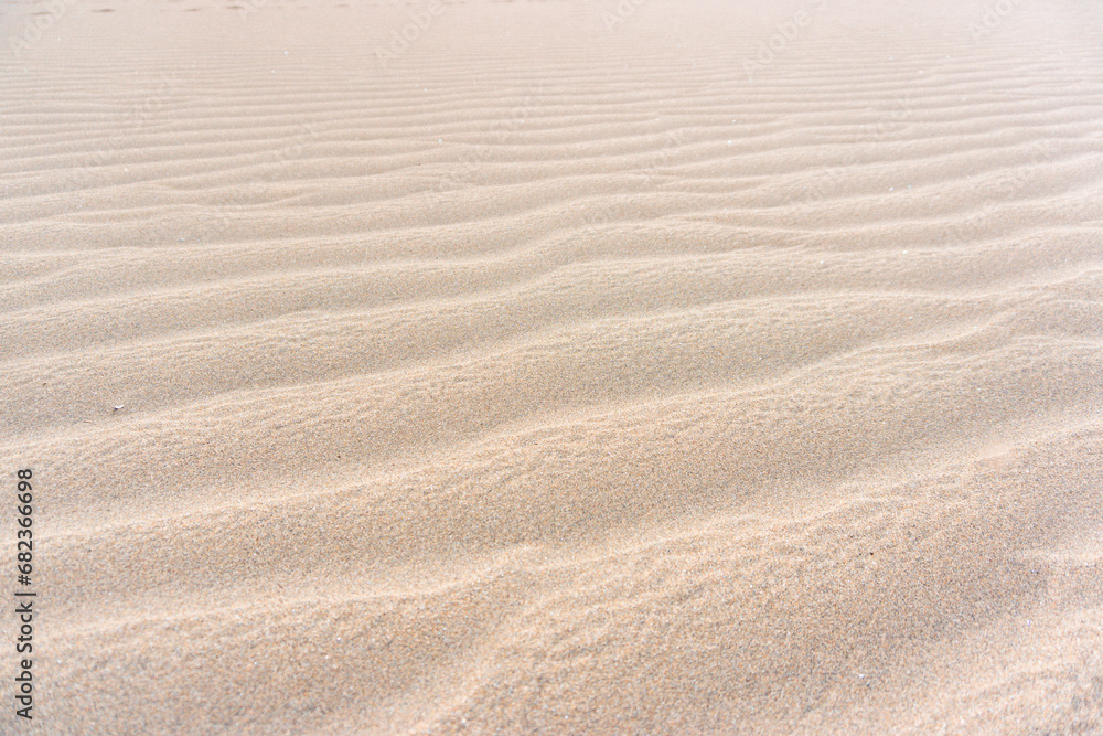 Gran Canaria Maspalomas. Shot from the Dunes with Sand and Sun and the Beach. Gran Canaria Maspalomas. Shot from the Dunes with Sand and Sun and the Beach.