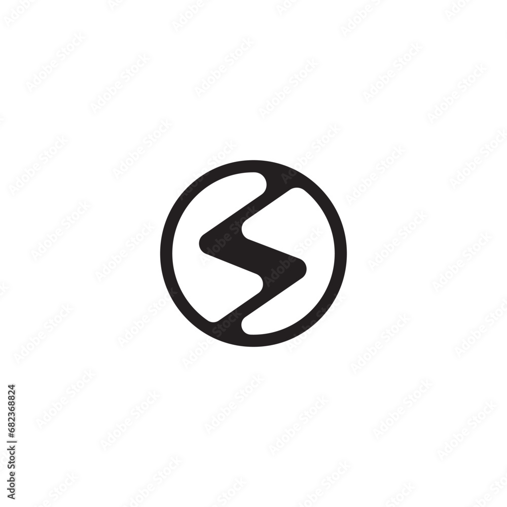 company logo design letter S vector circle illustration company logo design letter S vector circle illustration