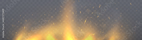 Fire spark background. Vector fire sparks. Sparks PNG, fire particles. Fire spark background