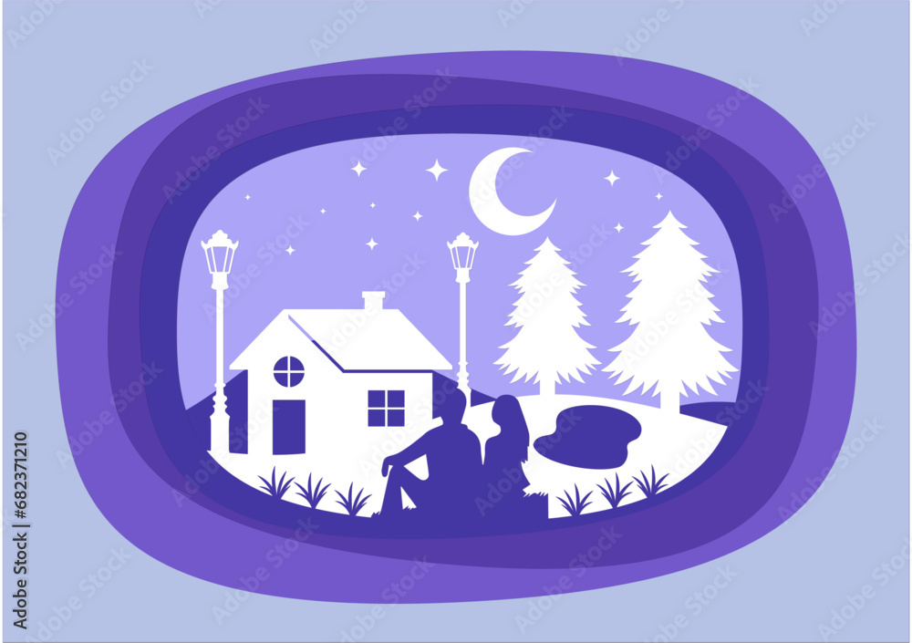 Christmas Wedding Paper Cut Design Winter Card Designs Santa Cut Design Shadow box 3d Lightbox Landscape Design Christmas Wedding Paper Cut Design Winter Card Designs Santa Cut Design Shadow box 3d Lightbox Landscape Design