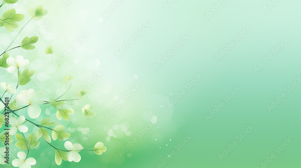The floral wallpaper is a combination of light green and white that is pleasing to the eye. There is a field for entering text. The floral wallpaper is a combination of light green and white that is pleasing to the eye. There is a field for entering text.