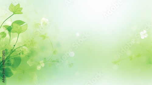 The floral wallpaper is a combination of light green and white that is pleasing to the eye. There is a field for entering text.