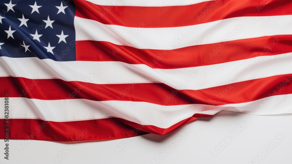 Stunning American Flag Flat Lay with Patriotic Items and Memorabilia for July 4th Celebrations and Historical Significance Stunning American Flag Flat Lay with Patriotic Items and Memorabilia for July 4th Celebrations and Historical Significance