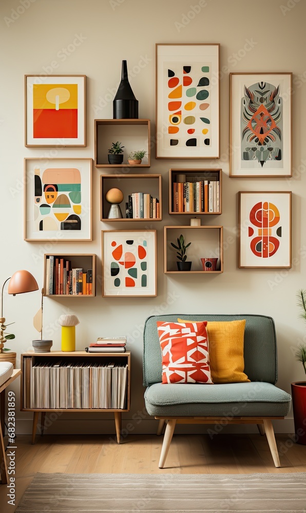 Fototapeta premium the room with furniture