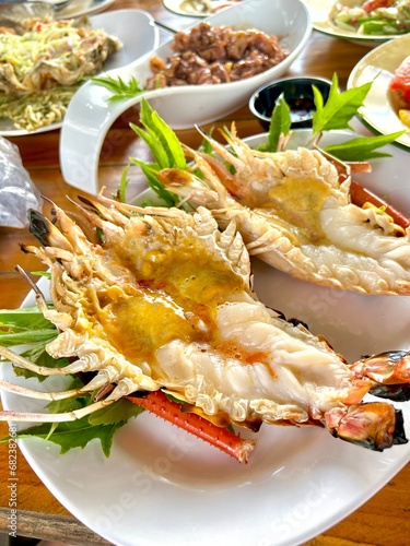 Grilled River Prawns