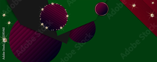 Christmas gold design dark green fir color background abstract shiny color golden. Elegant holiday design for web, print, printing, book publishing