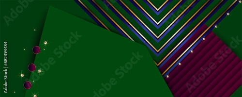 Christmas gold design dark green fir color background abstract shiny color golden. Elegant holiday design for web, print, printing, book publishing