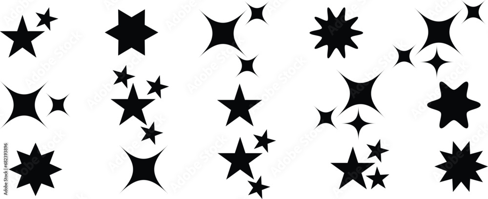 Abstract retro starburst, sunburst badges, sticker vector illustration. collection of round sun burst or star shape badges. Red starburst promotional badge set on white background Abstract retro starburst, sunburst badges, sticker vector illustration. collection of round sun burst or star shape badges. Red starburst promotional badge set on white background