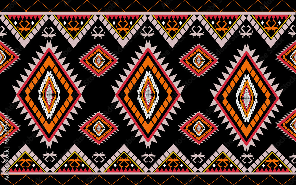 Beautiful carpet ethnic art. Geometric ethnic seamless pattern in tribal. American, Mexican style. Design for background, wallpaper, illustration, fabric, clothing, carpet, textile, batik, embroidery. Beautiful carpet ethnic art. Geometric ethnic seamless pattern in tribal. American, Mexican style. Design for background, wallpaper, illustration, fabric, clothing, carpet, textile, batik, embroidery.