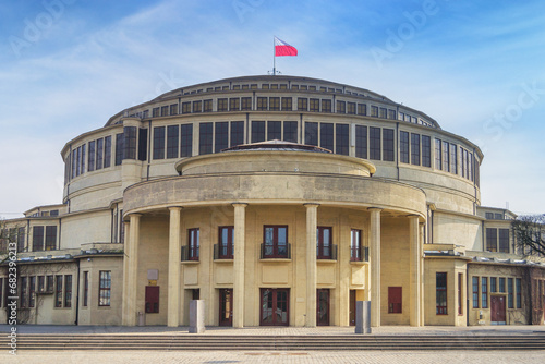 Obraz na płótnie The Centennial Hall built 1913 Wroclaw - Poland w salonie