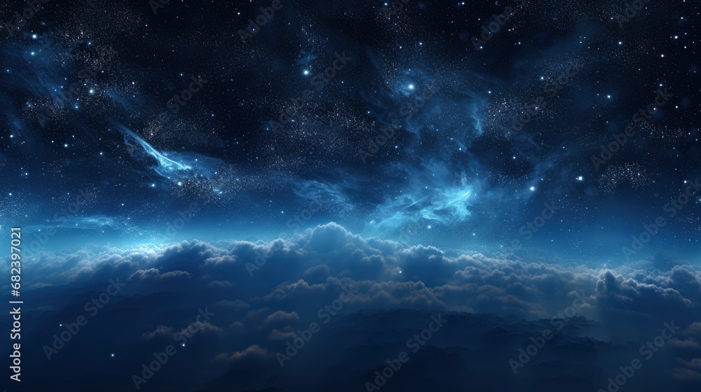 Obraz premium Distant constellations, detailed high resolution professional space photo