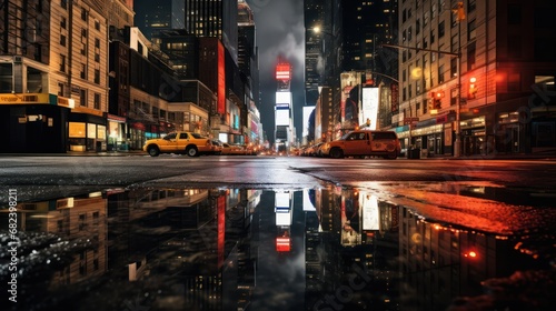 photo of New York in reflection © Terablete