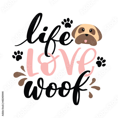 Funny pet phrases. Hand-drawn inspirational quotes about dogs. Lettering for poster, t-shirt, card, invitation, sticker.