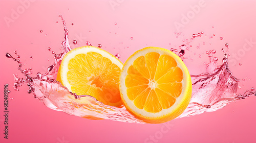 Lemon on isolated background